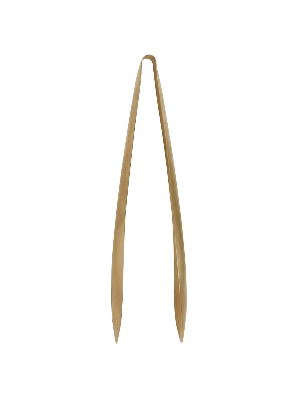 Voedseltang Goldies van edelstaal, Gecoat edelstaal, Mat goudkleurig, L 31 cm
