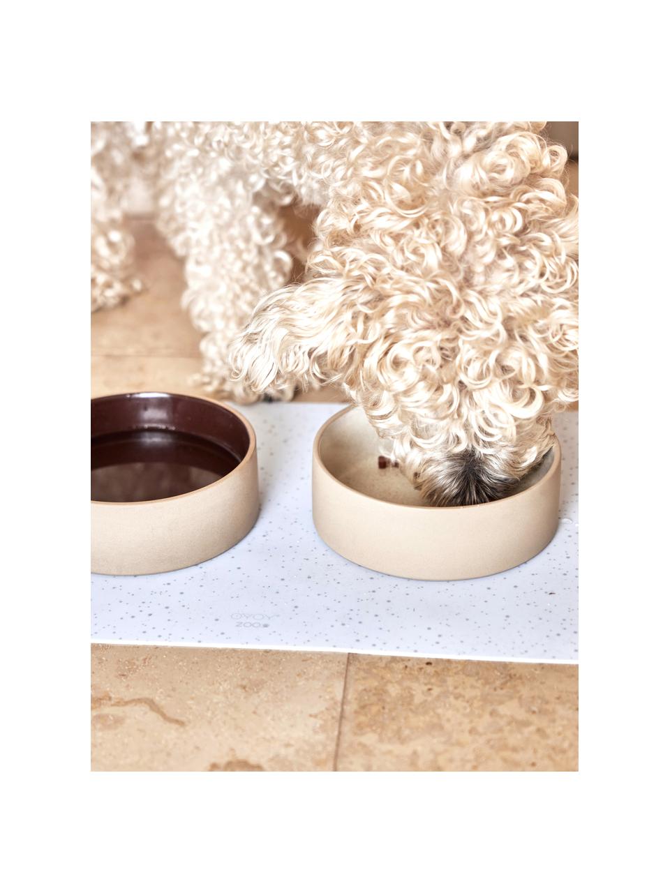 Miska pro domácí mazlíčky Sia, různé velikosti, 100 % keramika, Béžová, Ø 13 cm, V 5 cm
