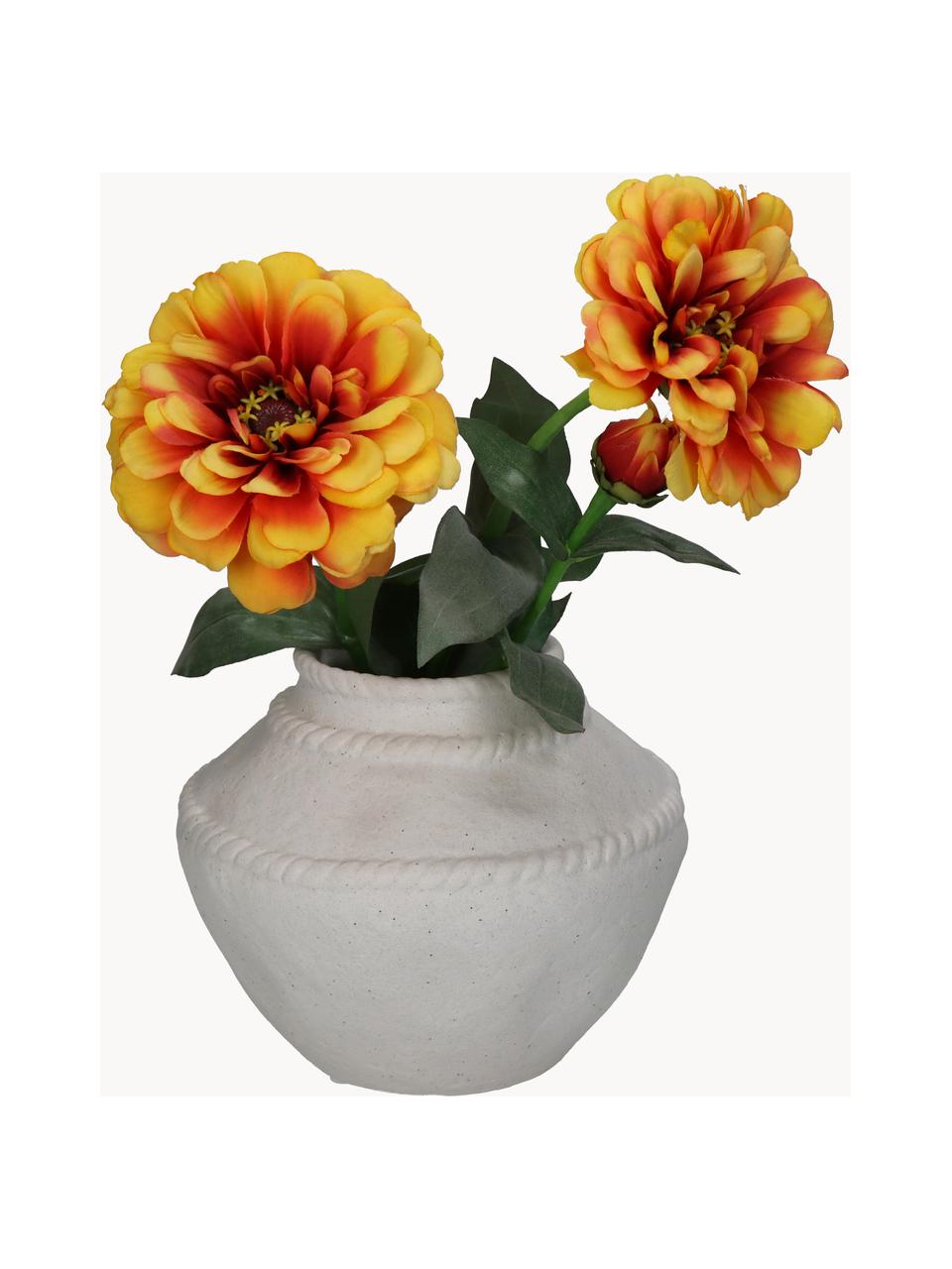 Dekoračná váza Dolomite, Dolomit, Lomená biela, Ø 16 cm x 16 cm