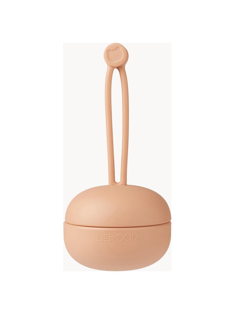 Scatola per ciuccio Philip, Silicone, Albicocca, Ø 8 x Alt. 23 cm