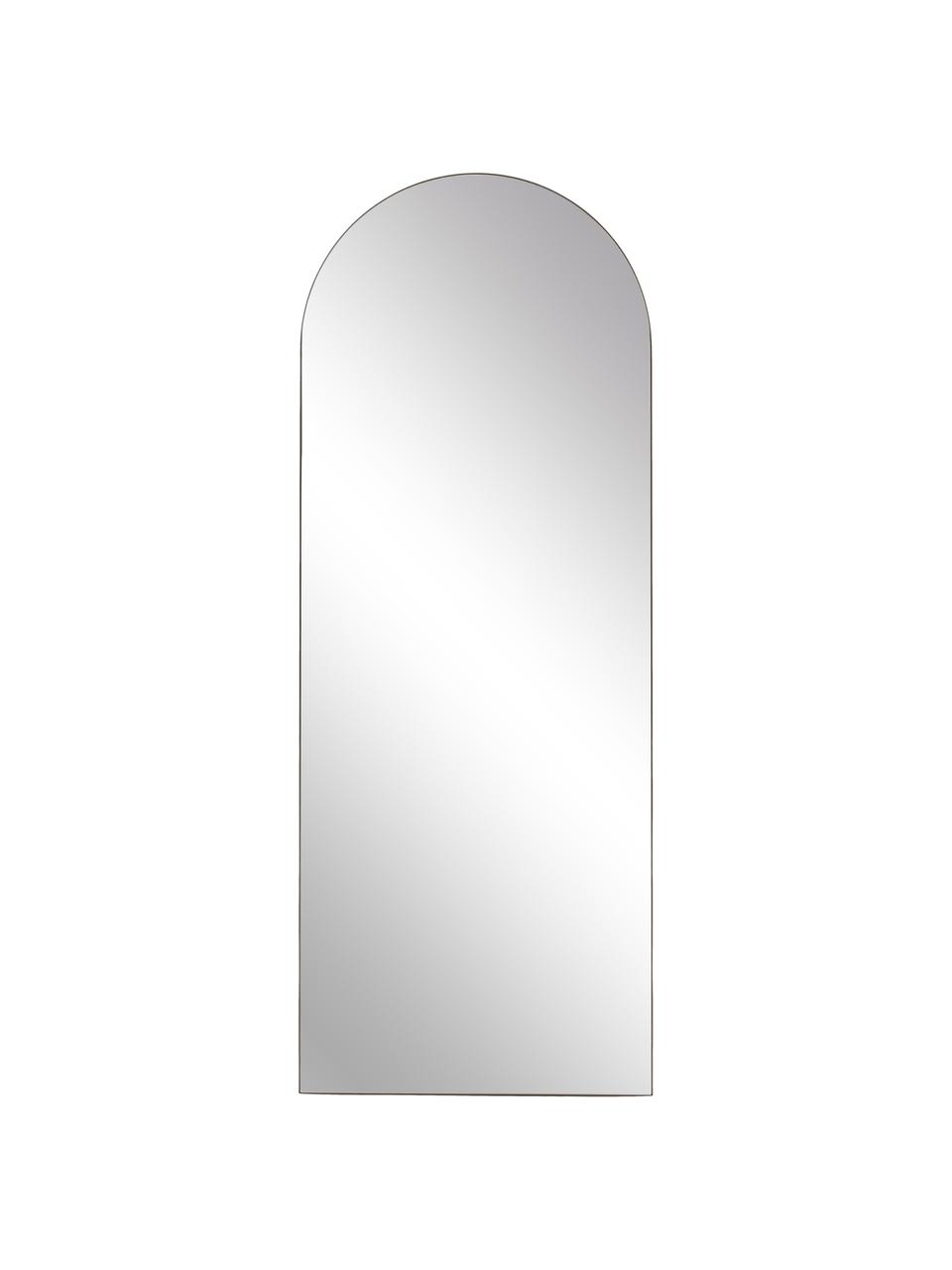 Espejo grande de cuerpo entero Francis, Parte trasera: tablero de fibras de dens, Espejo: cristal, Negro, An 65 x Al 170 cm