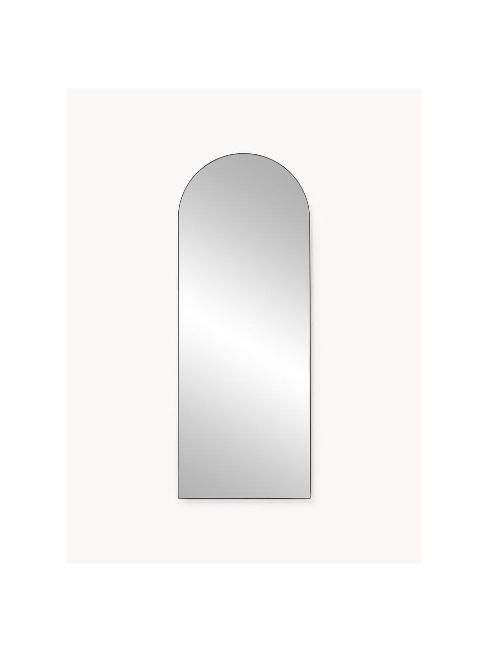 Velké stojací zrcadlo s kovovým rámem Francis, Černá, Š 65 cm, V 170 cm