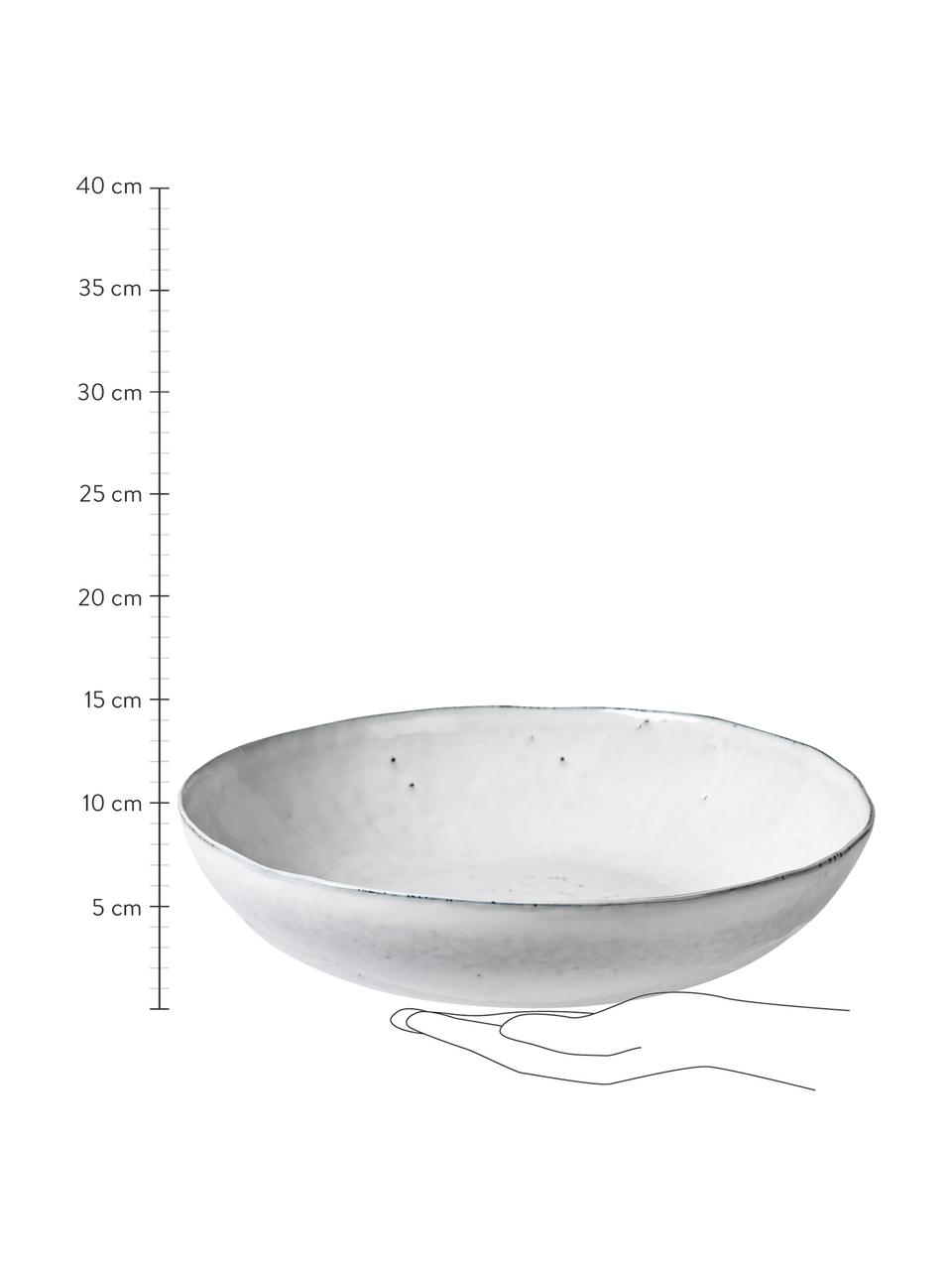 Ručne vyrobená servírovacia misa Nordic Sand, Ø 34, Kamenina, Sivá, béžová, Ø 34 x V 8 cm