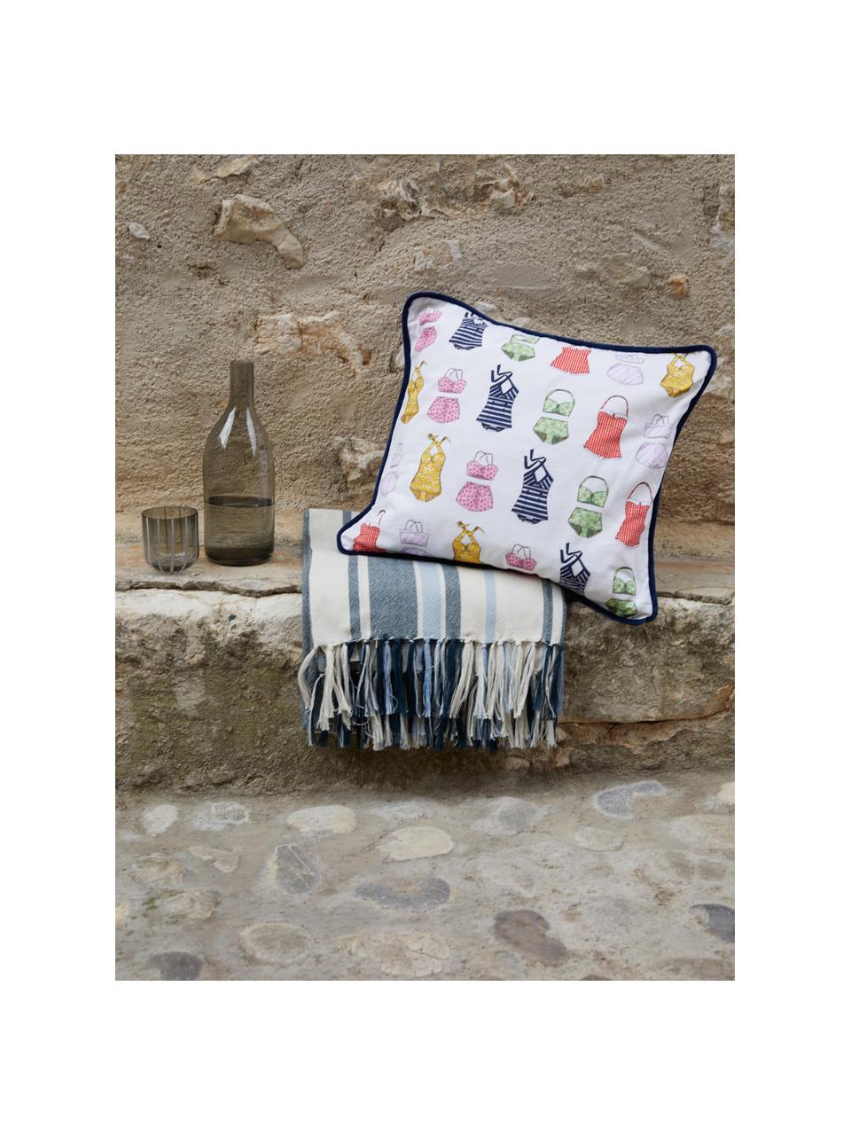 Housse de coussin 45x45 en velours avec bordure passepoilée Marietta, 100 % coton

Le matériau est certifié STANDARD 100 OEKO-TEX®, 4854CIT, CITEVE, Multicolore, imprimé, larg. 45 x long. 45 cm