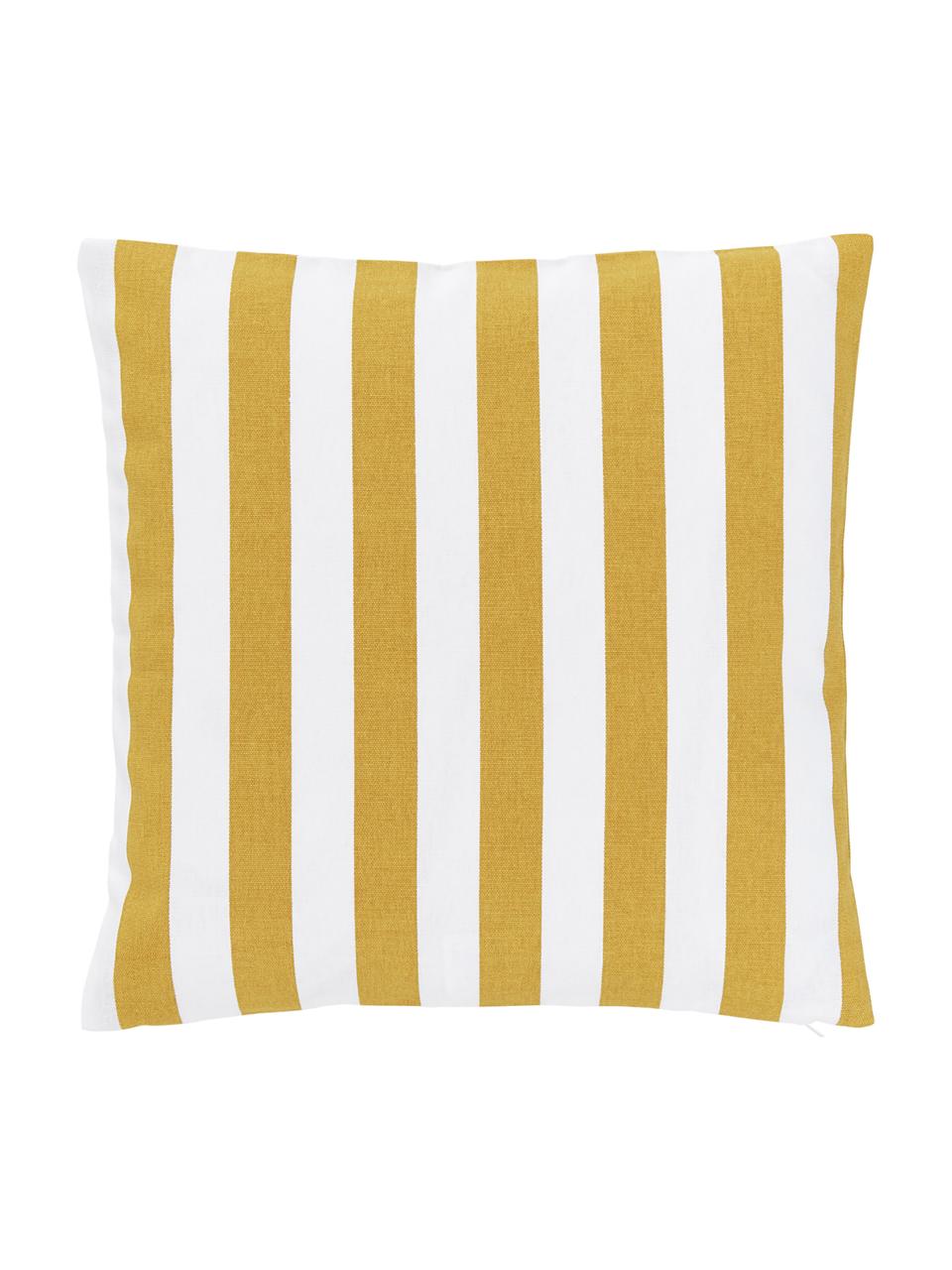 Poszewka na poduszkę Timon, 100% bawełna, Żółty, biały, S 40 x D 40 cm