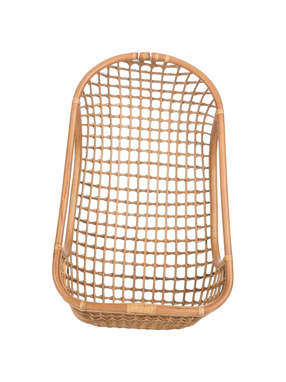 Rotan hangstoel Schwing, Rotankleurig, 72 x 110 cm