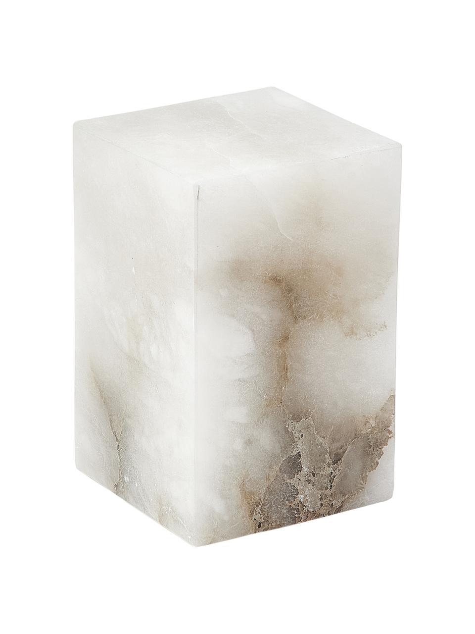 Sujetalibros Nell, 2 uds., Piedra, Mármol beige, An 10 x Al 16 cm