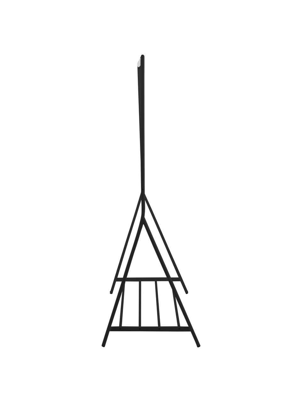 Wieszak stojący Brent, Metal malowany proszkowo, Czarny, S 117 x G 59 cm