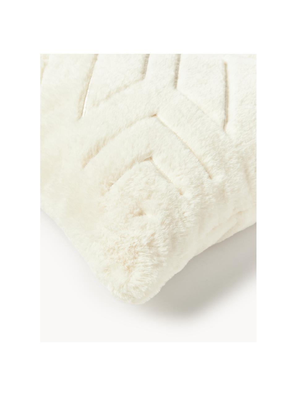 Housse de coussin moelleuse avec motif hivernal Nari, 100 % polyester, certifié GRS

Le matériau est certifié STANDARD 100 OEKO-TEX®, SH025 134875 , TESTEX, Blanc cassé avec motif de cristaux de glace, larg. 50 x long. 50 cm