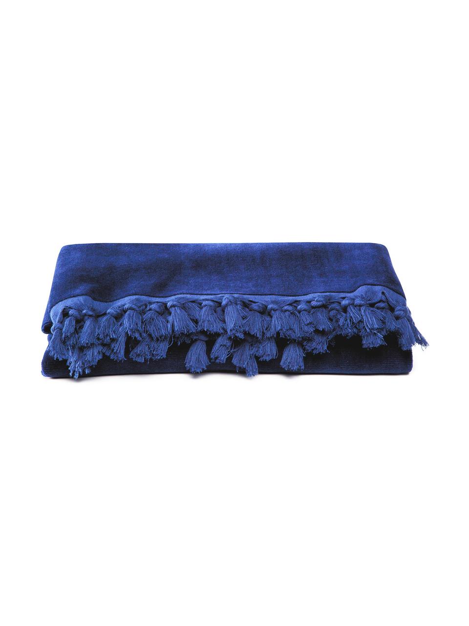 Fouta Lushie, Algodón
Gramaje medio, 355 g/m², Azul oscuro, An 100 x L 180 cm