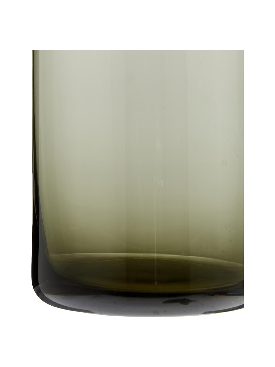 Bottiglia in vetro grigio con tappo in sughero Clearance, 1 L, Grigio trasparente, Alt. 25