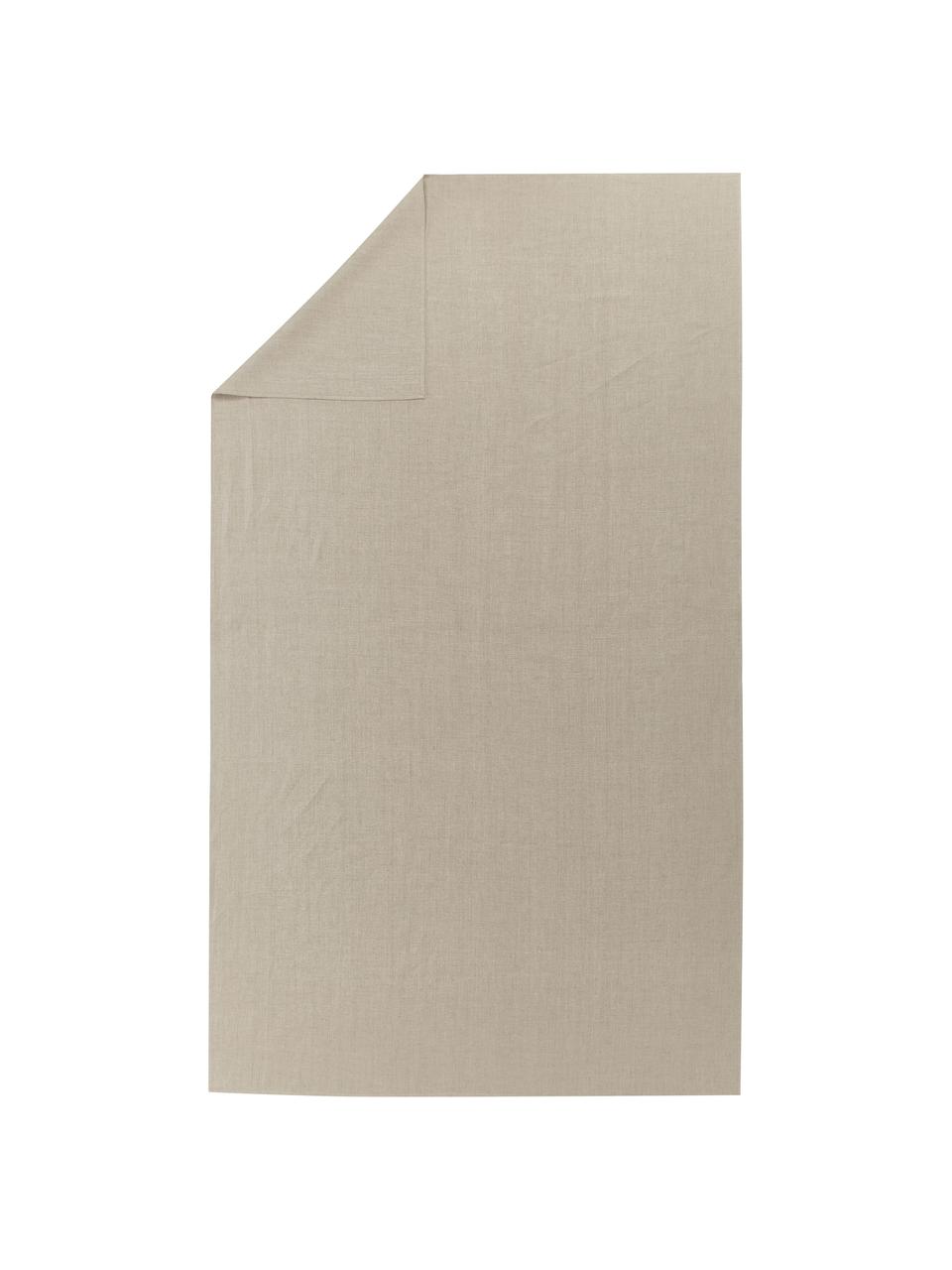 Leinen-Tischdecke Heddie in Beige, 100% Leinen, Beige, Für 4 - 6 Personen (B 145 x L 200 cm)