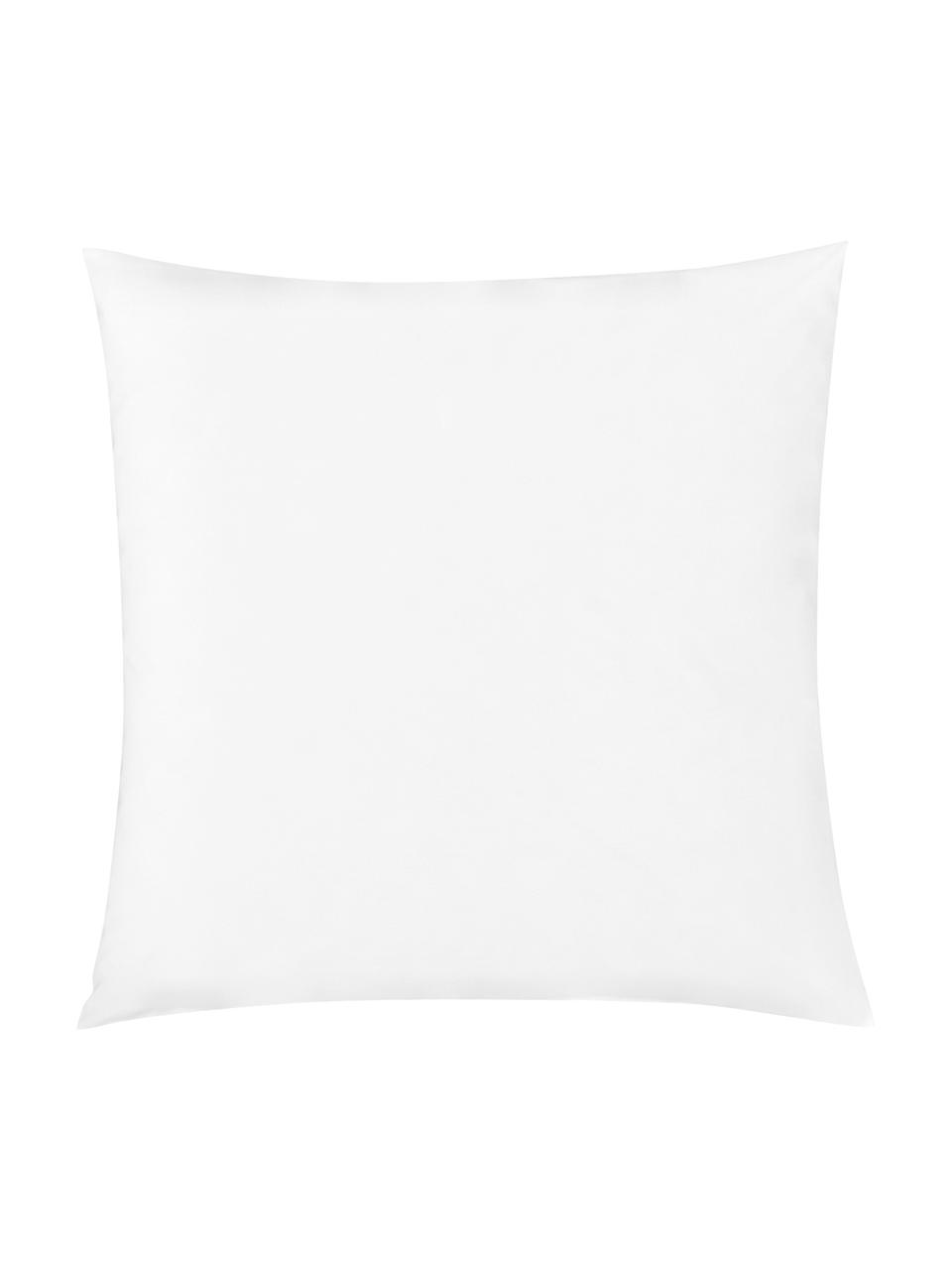 Taies d'oreiller en percale blanc Elsie, 2 pièces, Blanc, larg. 65 x long. 65 cm