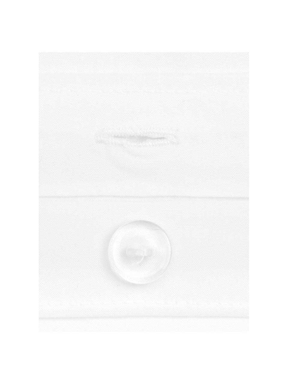 Taies d'oreiller en percale blanc Elsie, 2 pièces, Blanc, larg. 65 x long. 65 cm