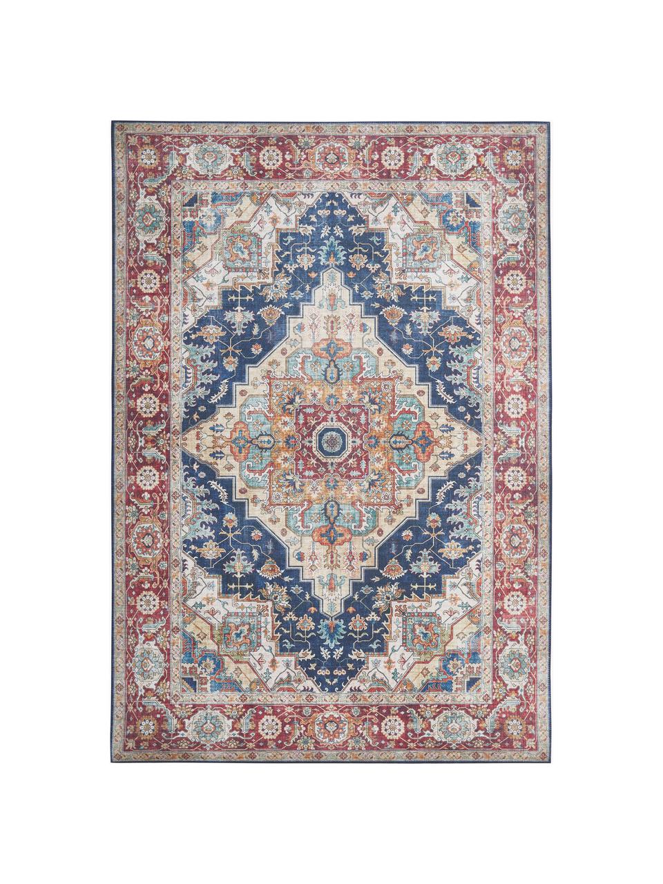 Teppich Sylla mit Ornament-Muster, 100 % Polyester, Bunt, B 80 x L 150 cm (Grösse XS)