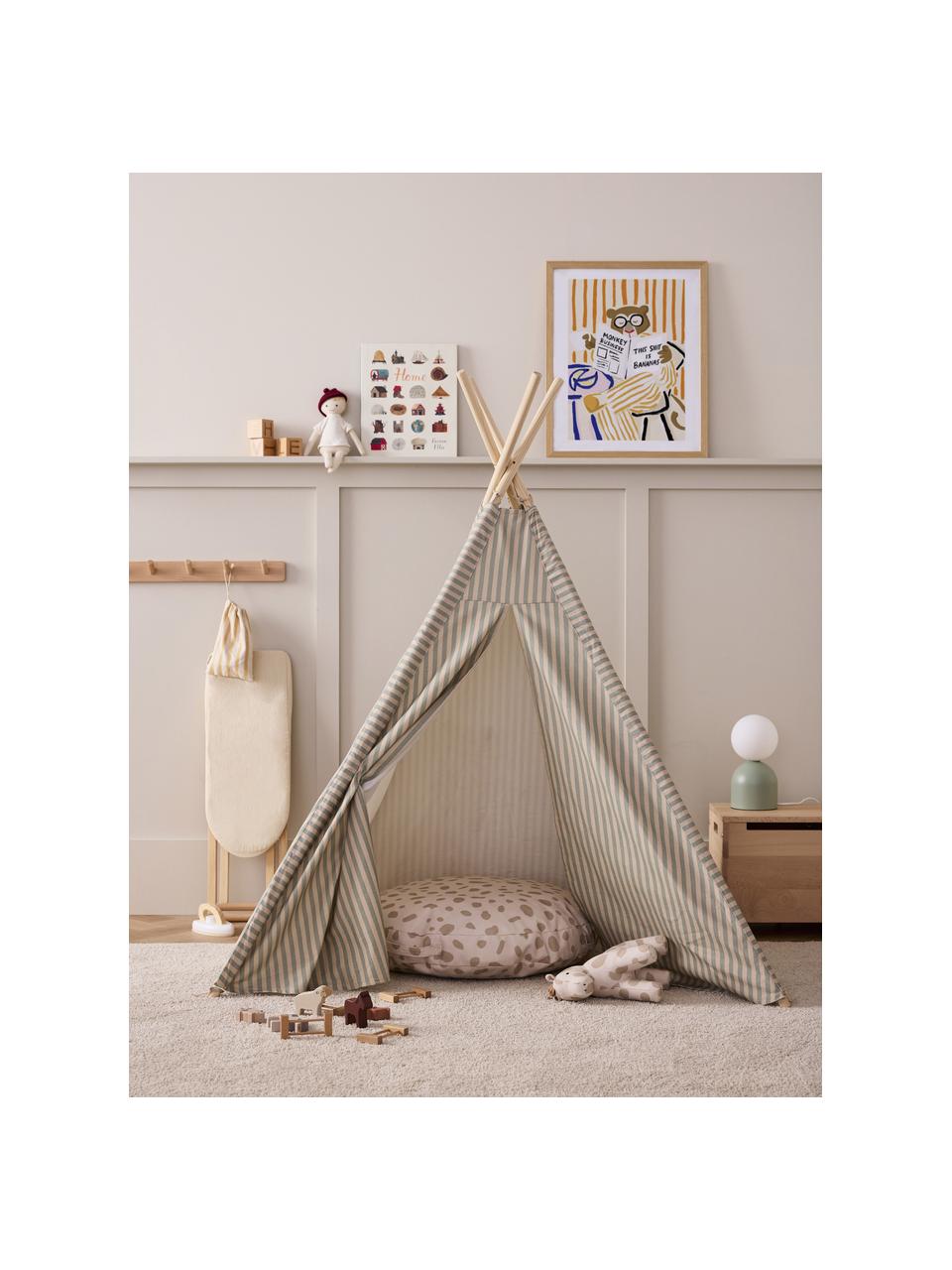 Tipi pour enfant Kid's Base, Blanc cassé, larg. 100 x haut. 140 cm