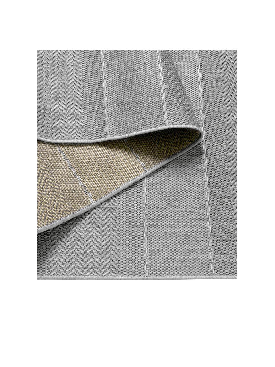 Alfombra de interior/exterior Sunshine, Gris, beige, An 80 x L 200 cm