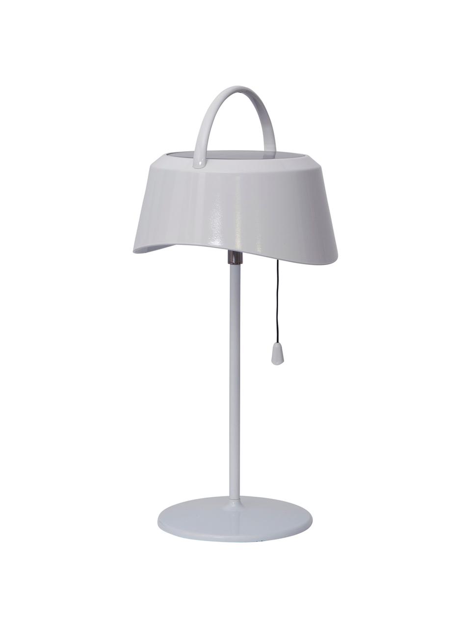 Solar Außentischlampe Cervia, Lampenschirm: Kunststoff, Lampenfuß: Kunststoff, Weiß, 18 x 36 cm