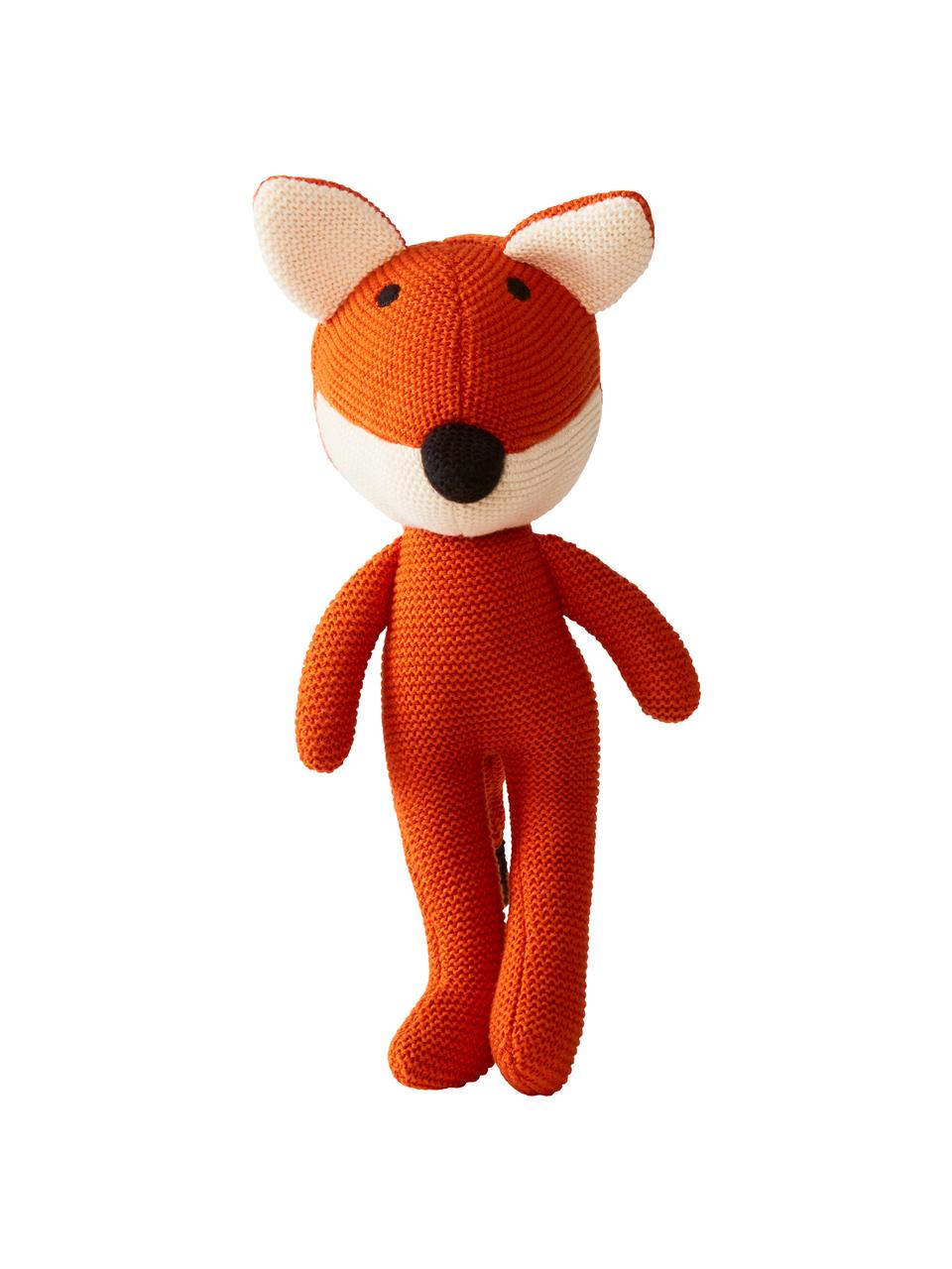 Knuffeldier Wilder, Bekleding: 100% organisch katoen, Oranje, 14 x 33 cm