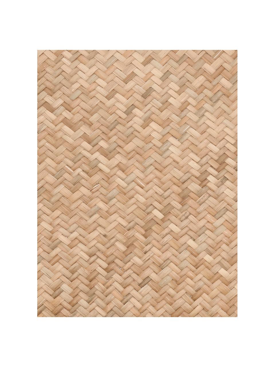 Obdĺžnikové stolové prestieranie z morskej trávy Herringbone, 2 ks, 100 % morská tráva, Béžová, Š 33 x D 48 cm