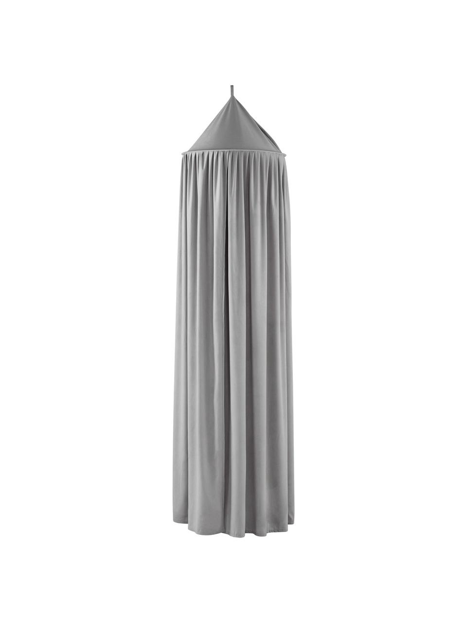 Tendina letto Savannah, Poliestere, Grigio, Ø 55 x Alt. 240 cm