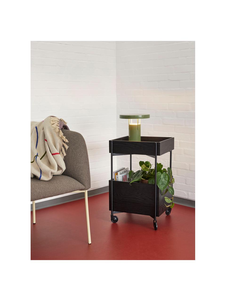 Carrello da portata Fresh, Pannello di fibra a media densità (MDF), legno di frassino

Questo prodotto è realizzato con legno di provenienza sostenibile e certificato FSC®, Nero, Larg. 42 x Alt. 68 cm