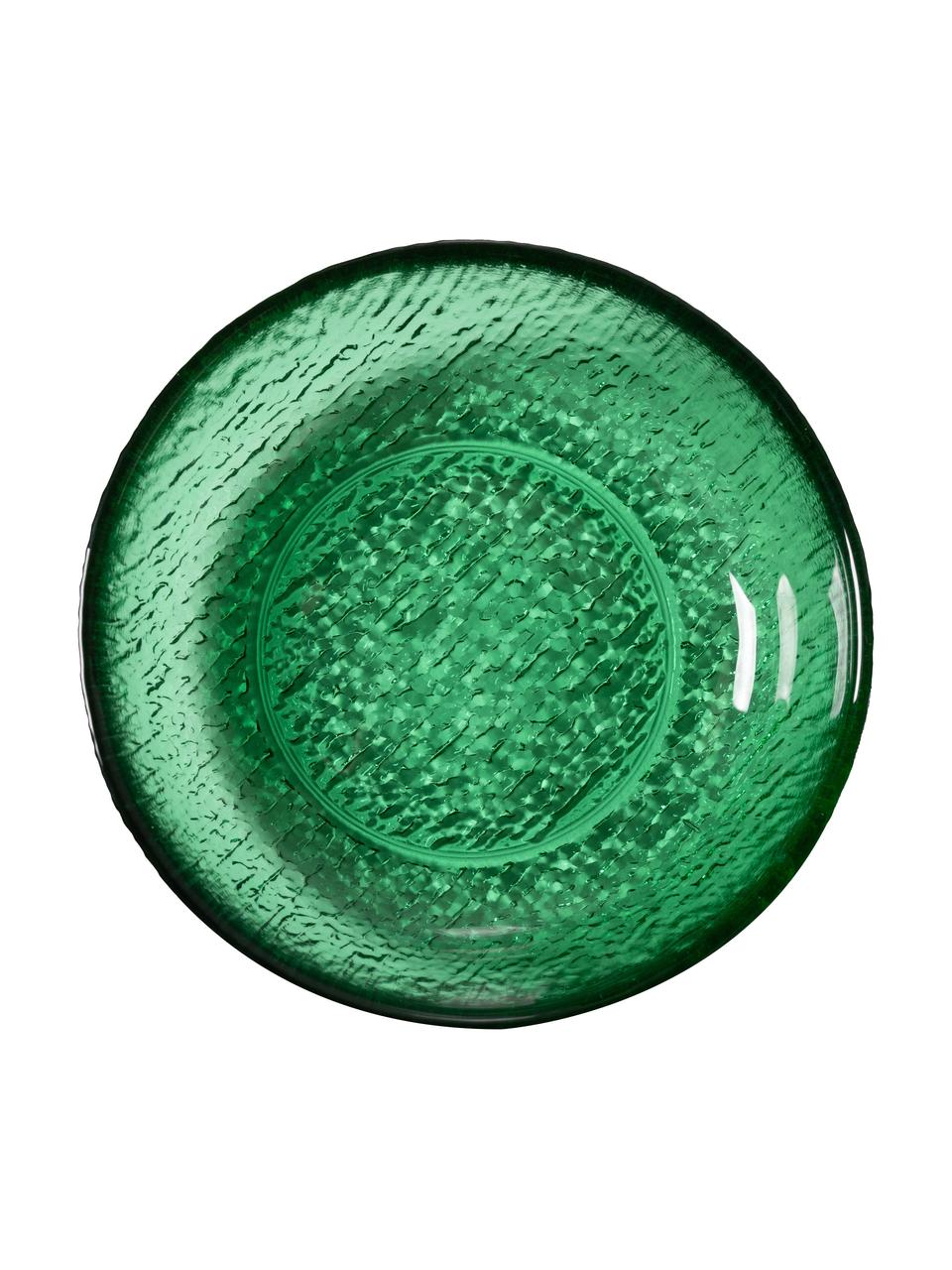 Skleněné misky na dip The Emeralds, 2 ks, Sklo, Zelená, Ø 13