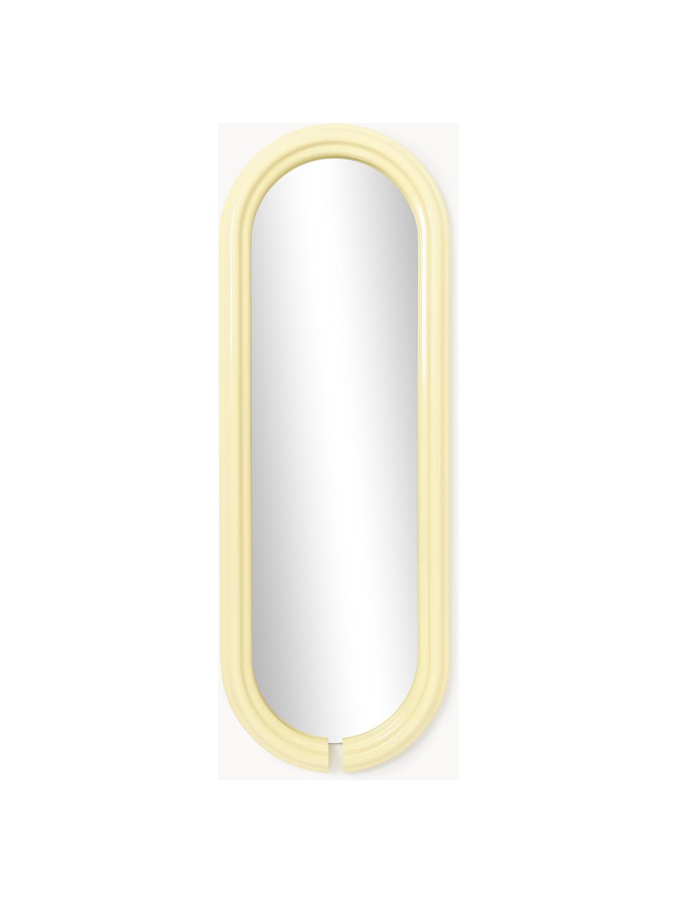 Ovaler Ganzkörperspiegel Mael, Spiegelfläche: Spiegelglas Dieses Produk, Hellgelb, B 50 x H 140 cm