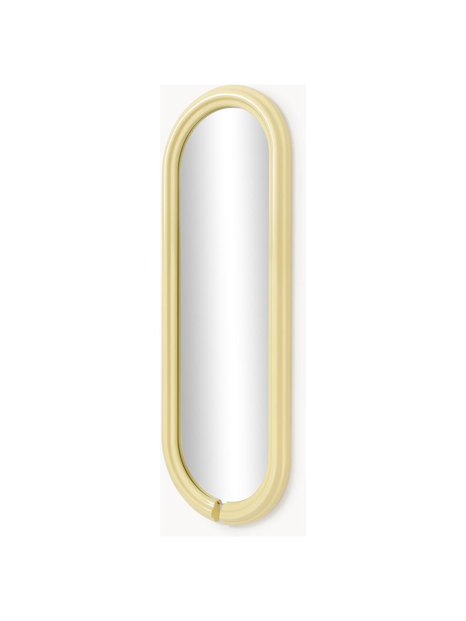 Espejo ovalado de cuerpo entero Mael, Espejo: cristal Este producto est, Amarillo claro, An 50 x Al 140 cm