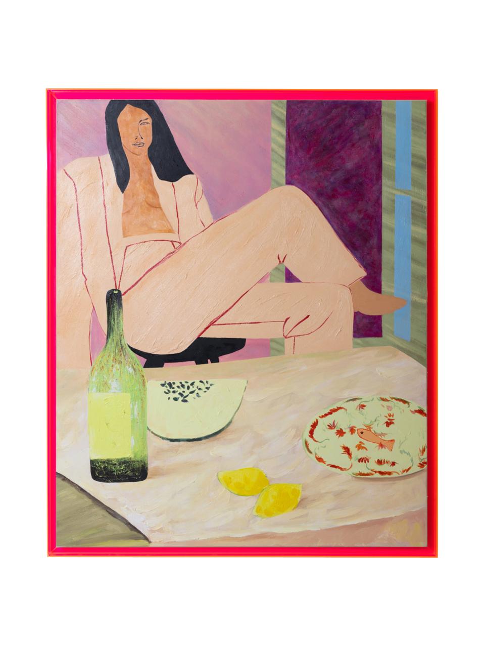 Tableau encadré Get Your Groove On, Multicolore, larg. 127 x haut. 152 cm