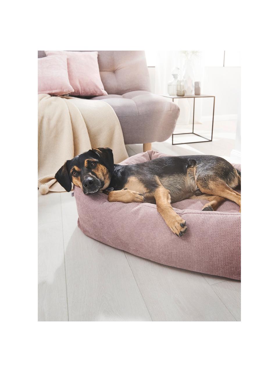 Hundebett Tudor, verschiedene Grössen, Bezug: 90 % Polyester, 10 % Nylo, Altrosa, B 68 x T 55 cm