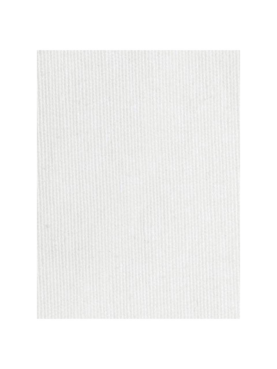 Jeté de fauteuil Levante, 65 % coton, 35 % polyester, Couleur crème, larg. 55 x long. 220 cm