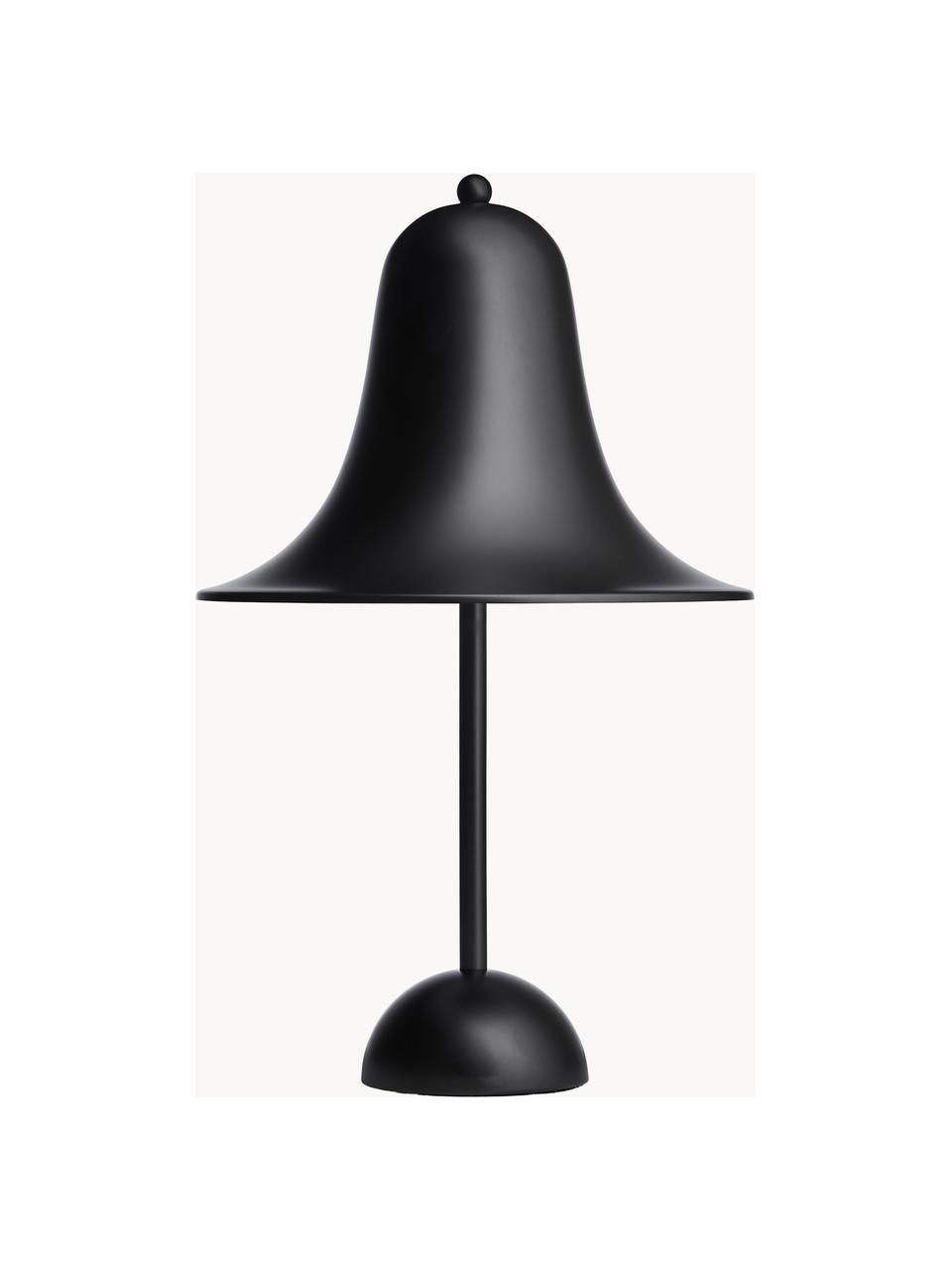 Stolní lampa Pantop, design Verner Panton, Matná černá, Ø 23 cm, V 38 cm