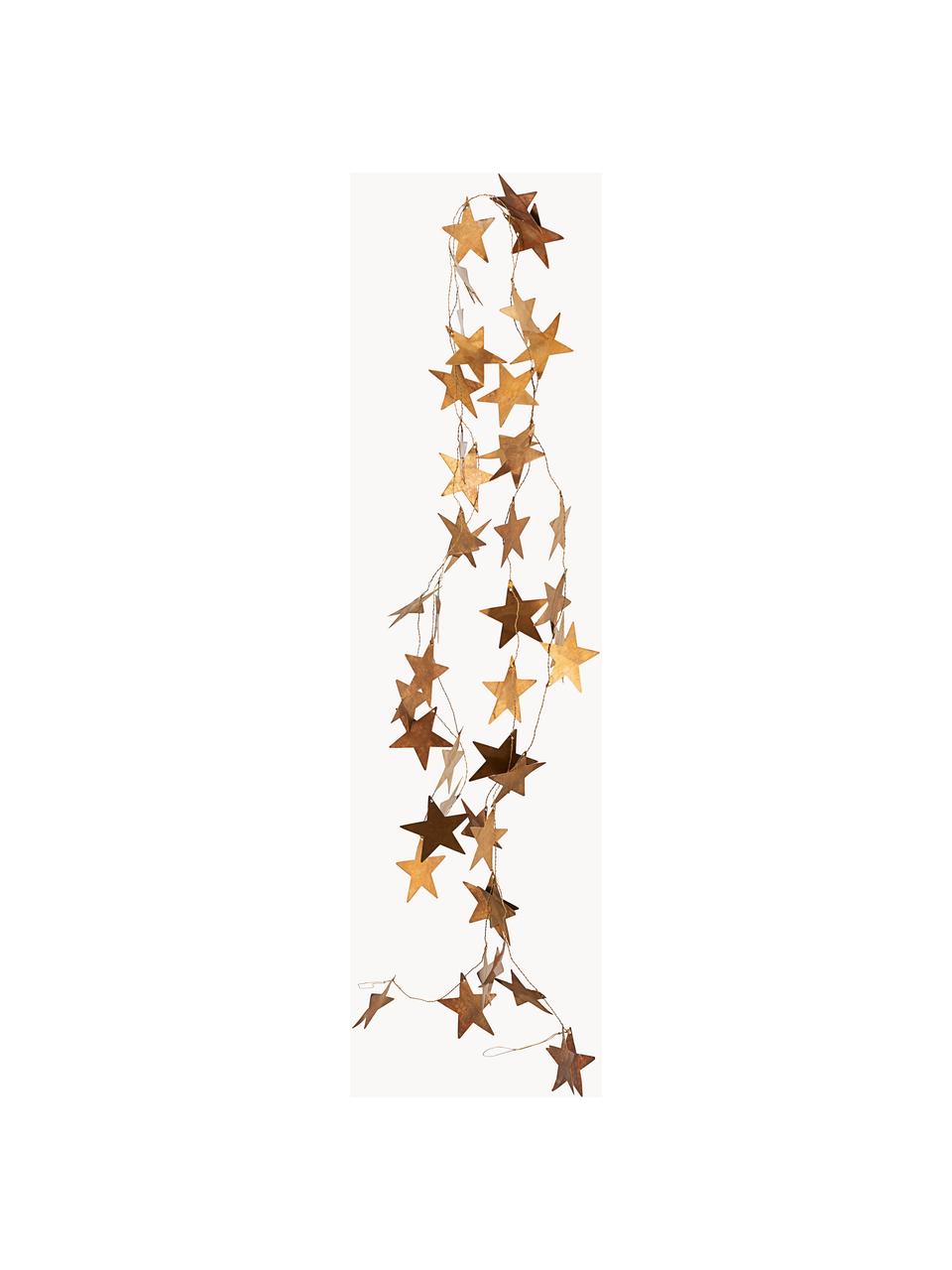 Guirlande de Noël Stars, Laiton, Laiton, long. 250 cm