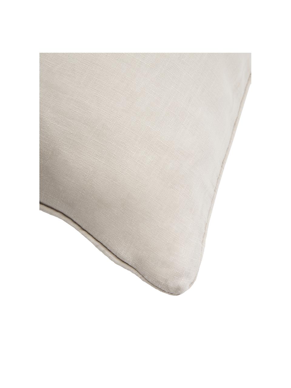 Buklé poťah na vankúš Dotty, Krémovobiela, Š 45 x D 45 cm
