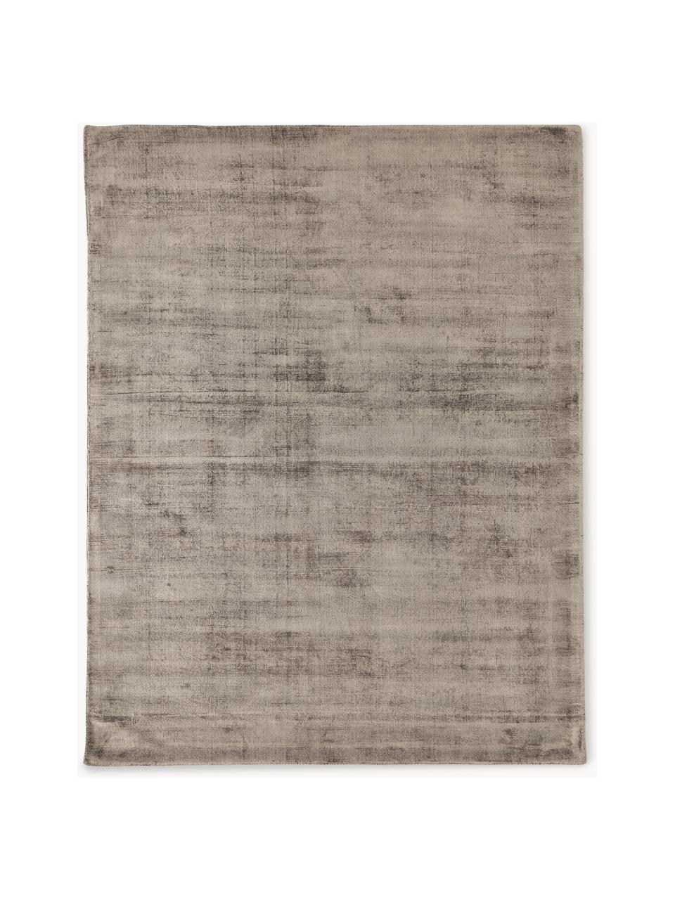 Tappeto in viscosa fatto a mano Jane, Retro: 100% cotone Il materiale , Taupe, Larg. 200 x Lung. 300 cm (taglia L)