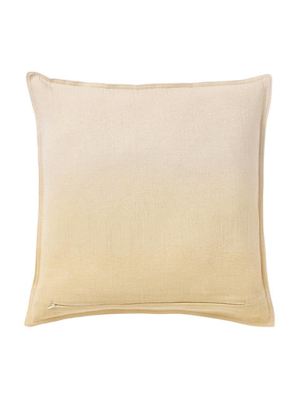 Housse de coussin en coton à effet ombré Marcella, 100 % coton

Le matériau est certifié STANDARD 100 OEKO-TEX®, 6457CIT, CITEVE, Jaune, larg. 45 x long. 45 cm