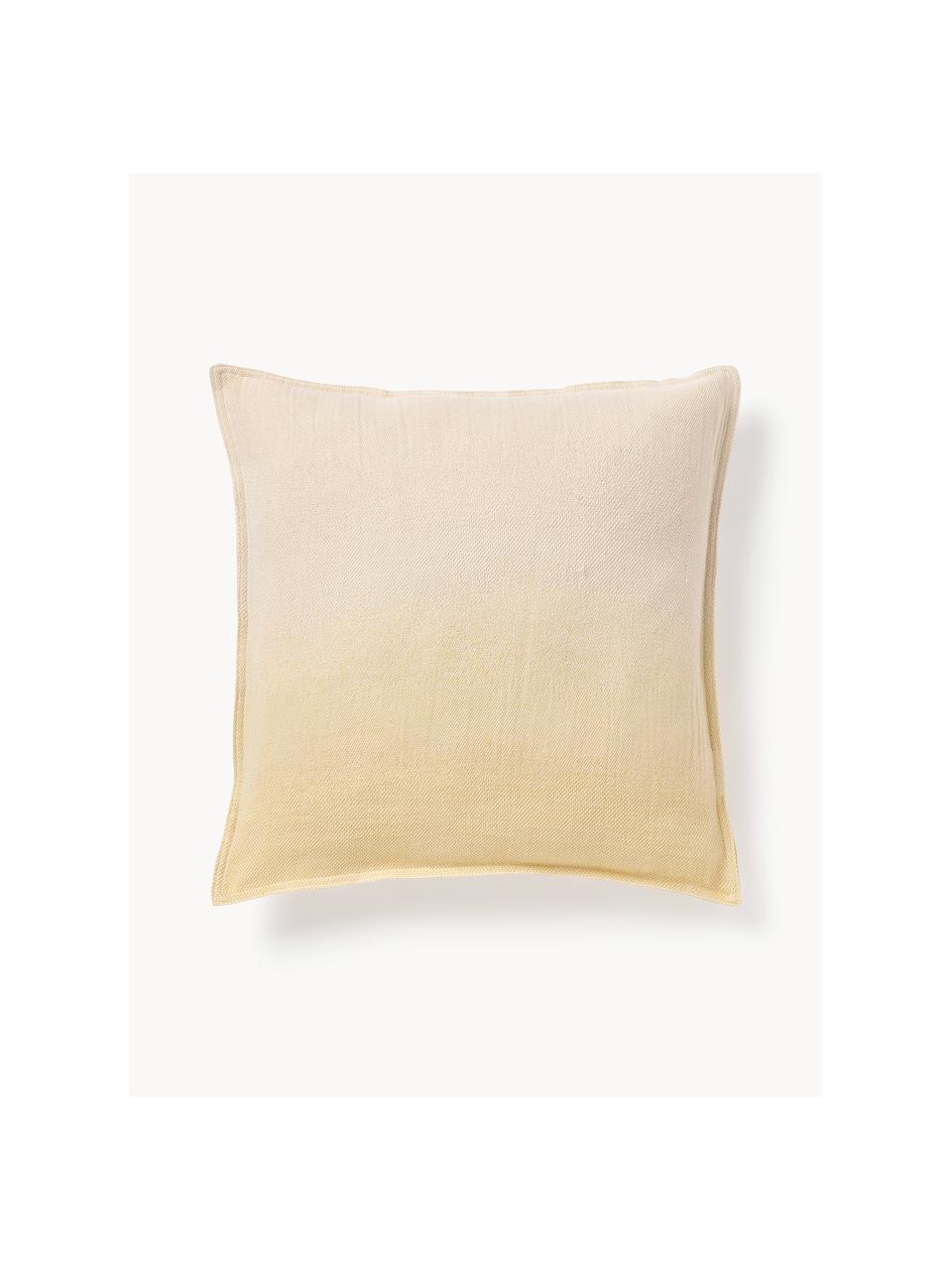 Housse de coussin en coton à effet ombré Marcella, 100 % coton

Le matériau est certifié STANDARD 100 OEKO-TEX®, 6457CIT, CITEVE, Jaune, larg. 45 x long. 45 cm