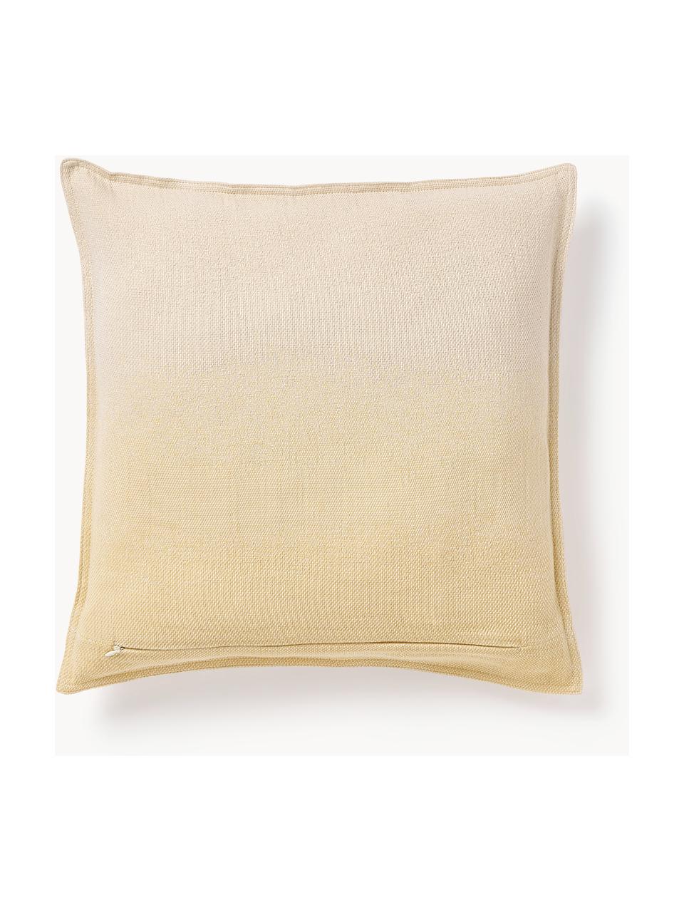 Housse de coussin en coton à effet ombré Marcella, 100 % coton

Le matériau est certifié STANDARD 100 OEKO-TEX®, 6457CIT, CITEVE, Jaune, larg. 45 x long. 45 cm