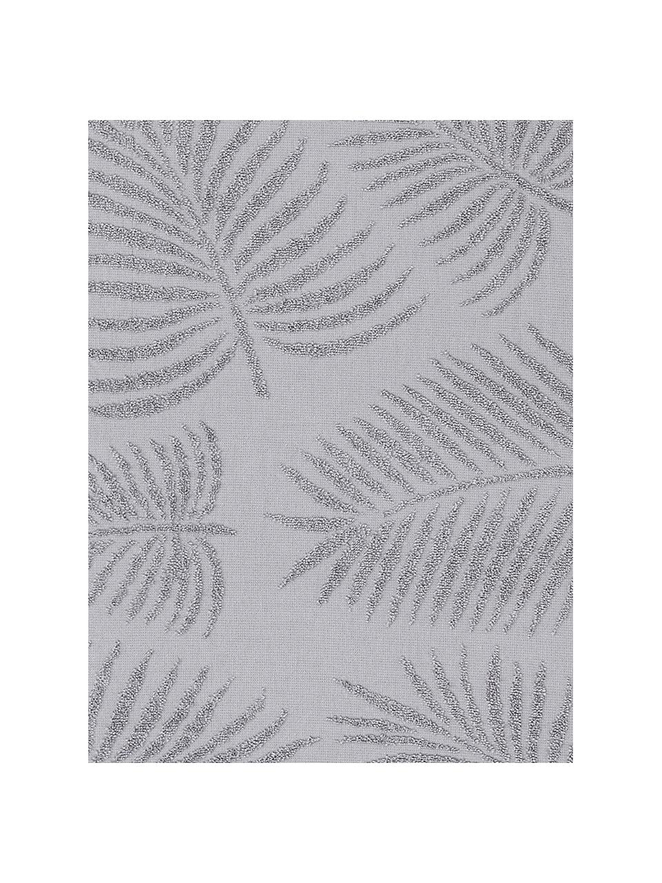 Serviette de plage Capri Palm Leaves, Gris argent