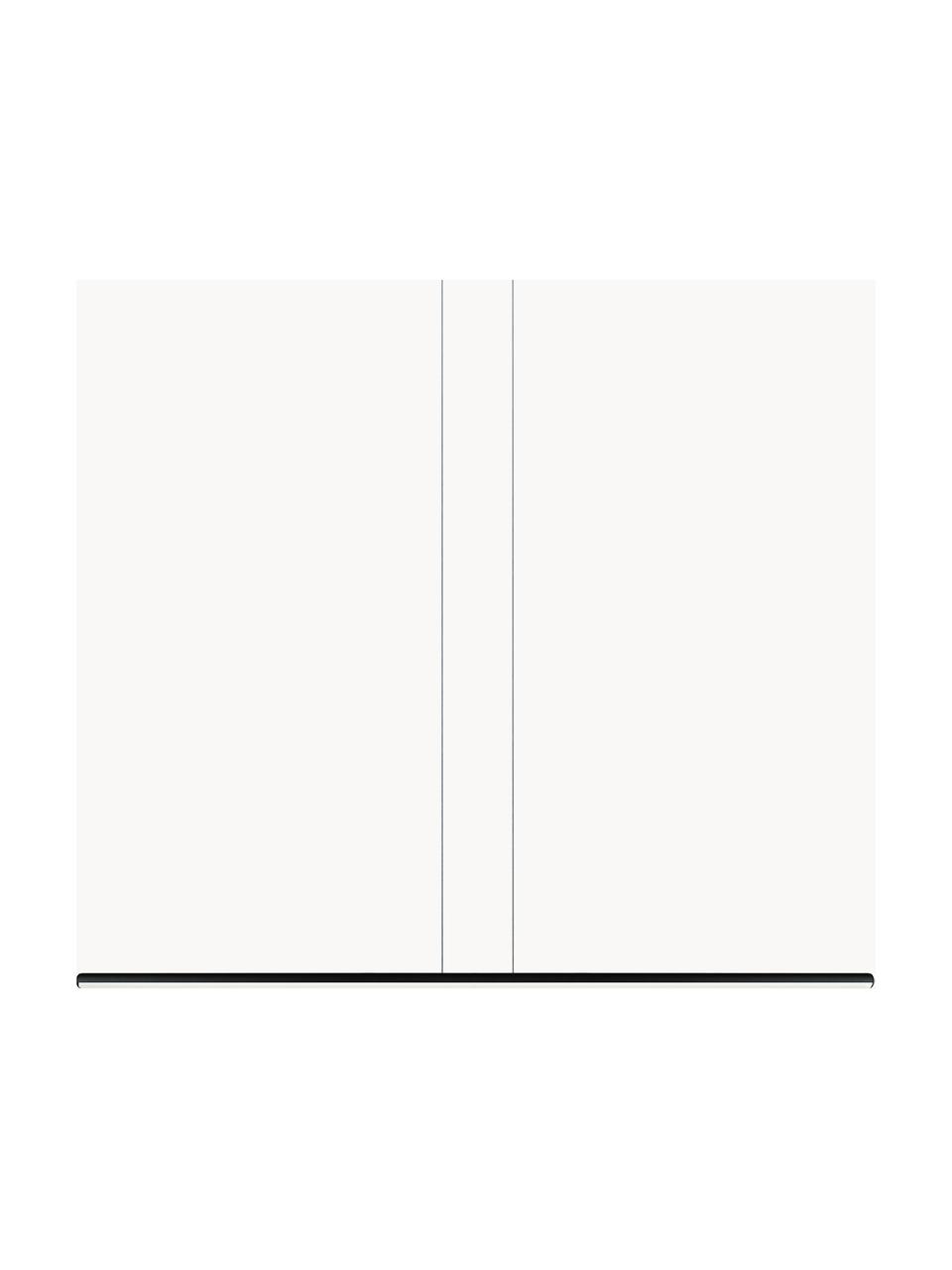 Lámpara de techo grande LED Linea, Pantalla: silicona, metal con pintu, Estructura: metal con pintura en polv, Anclaje: metal con pintura en polv, Cable: plástico, Negro, An 100 x Al 2 cm