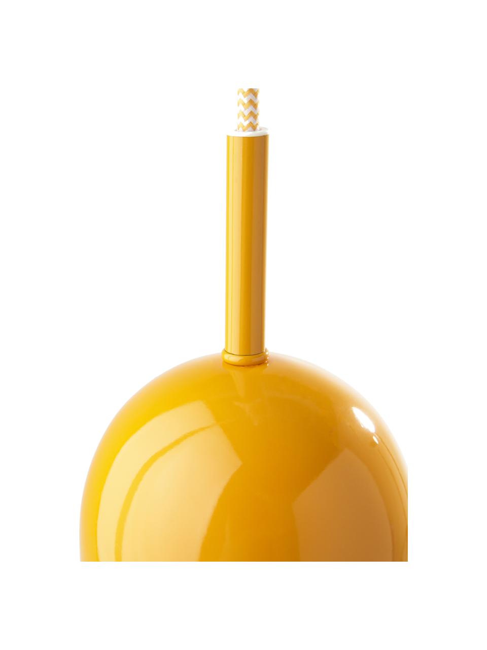Kleine hanglamp Ara, Zonnengeel, Ø 10 x H 15 cm