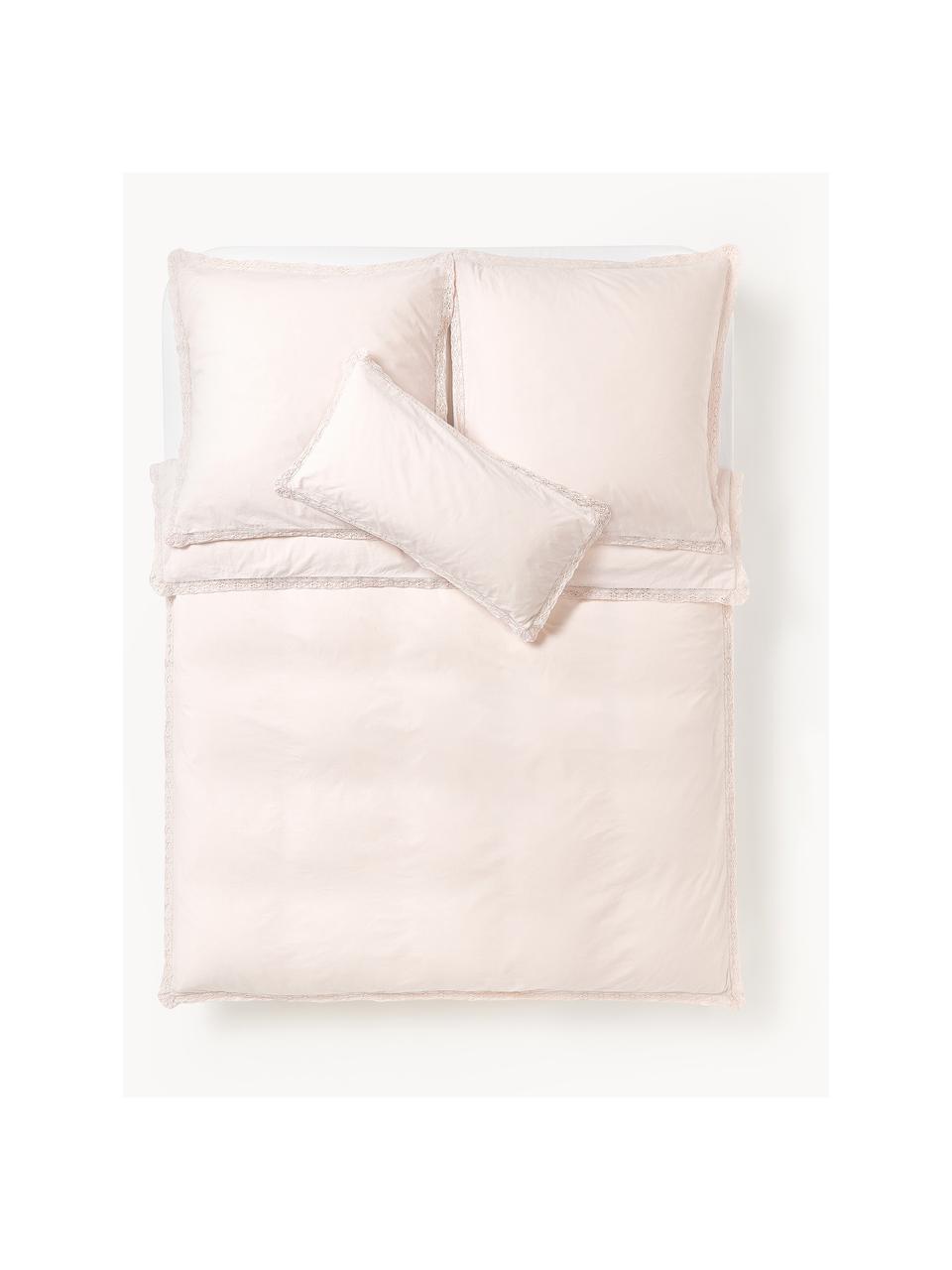 Copripiumino in cotone con volant Adoria, 100% cotone 

La biancheria da letto in cotone è piacevolmente morbida sulla pelle, assorbe bene l'umidità ed è adatta per chi soffre di allergie

Il tessuto morbido ed elastico al tatto, rendendo questa biancheria da letto particolarmente affascinante.

Il materiale utilizzato in questo prodotto è testato per le sostanze nocive e certificato secondo lo STANDARD 100 by OEKO-TEX®, 137, CITEVE, Rosa, Larg. 200 x Lung. 200 cm