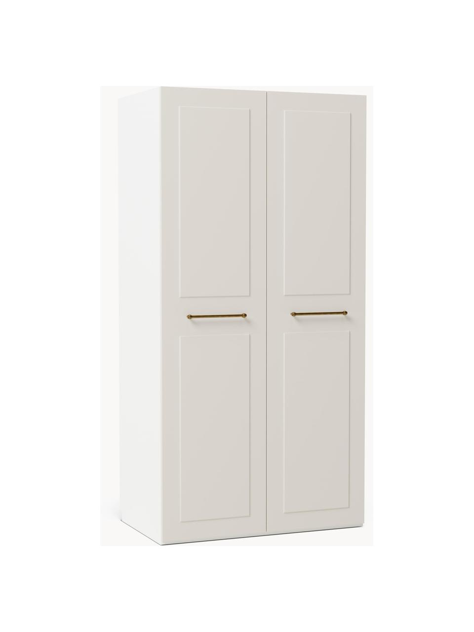 Armoire modulaire à portes battantes Charlotte, larg. 100 cm, plusieurs variantes, Beige, Basic Interior, larg. 100 x haut. 200 cm