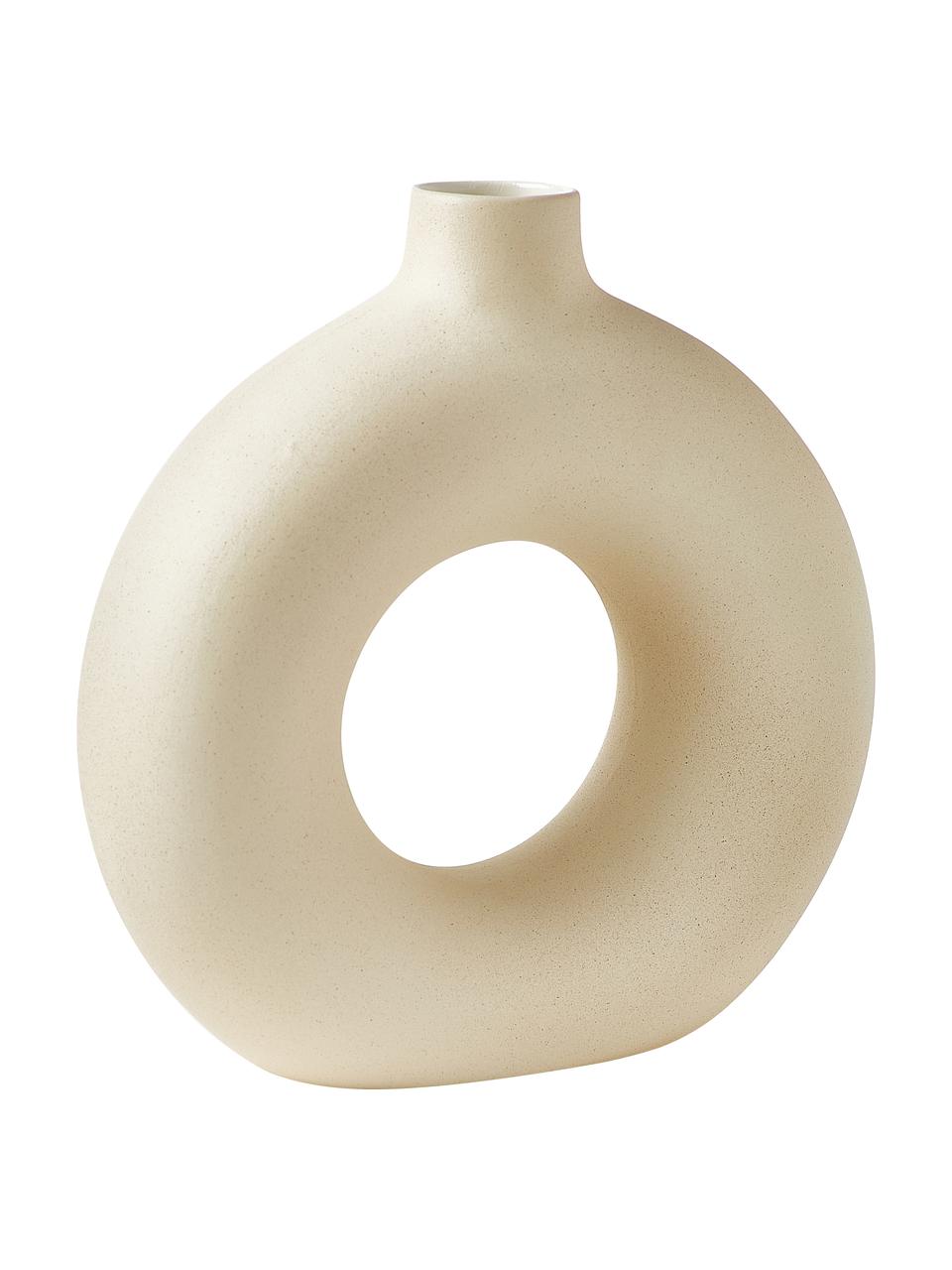Vaso di design Livo, Terracotta, Beige, Ø 5 x Alt. 31 cm