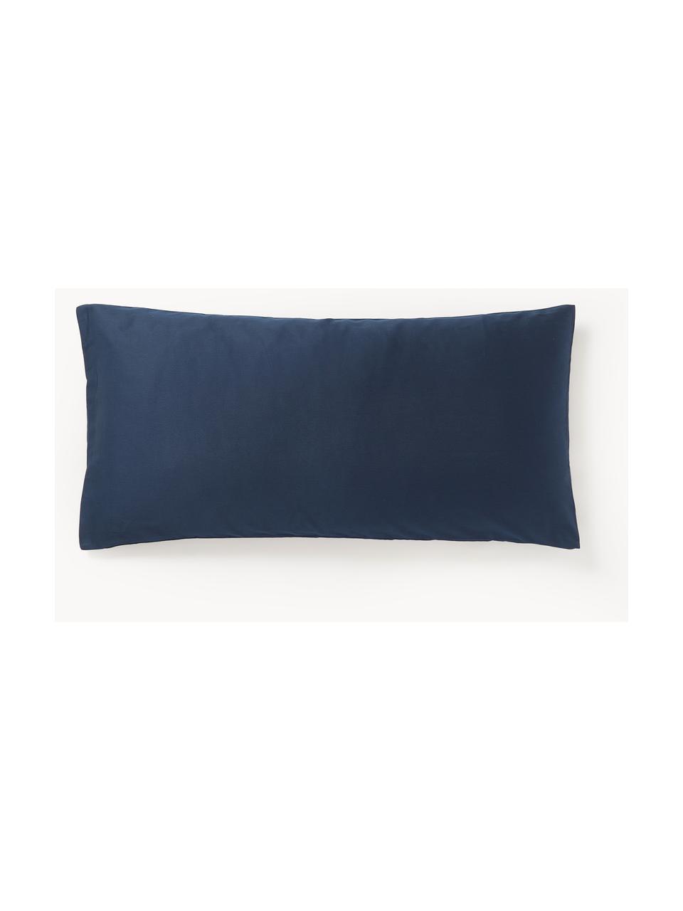 Baumwollsatin-Kissenbezug Comfort, Webart: Satin Fadendichte 300 TC,, Dunkelblau, B 40 x L 80 cm