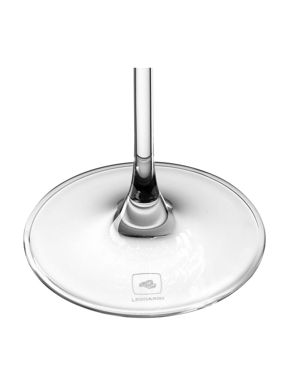 Witte wijnglas Puccini, 6 stuks, Teqton®-glas, Transparant, Ø 8 x H 23 cm, 400 ml