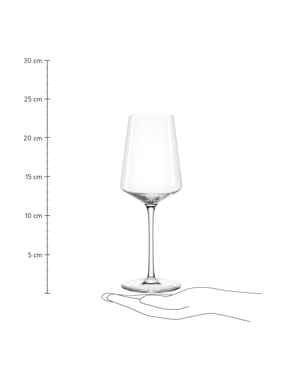 Kieliszek do białego wina Puccini, 6 szt., Szkło Teqton®, Transparentny, Ø 8 x W 23 cm, 400 ml
