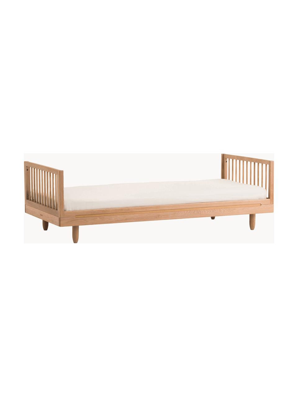 Cama infantil de madera de roble Pure, 90 x 200 cm, Madera de roble, Madera de roble, An 90 x L 200 cm