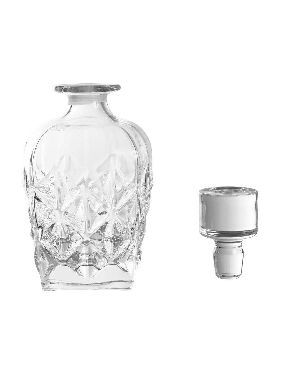 Carafe à décanter cristal avec bouchon Fine, 860 ml, Cristal, Transparent, haut. 22 cm, 860 ml